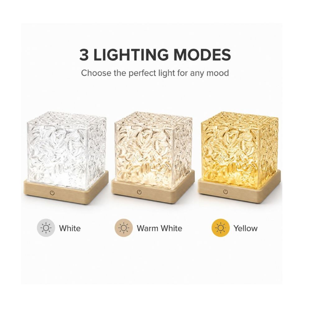 Aurora Water Wave Cube Lamp