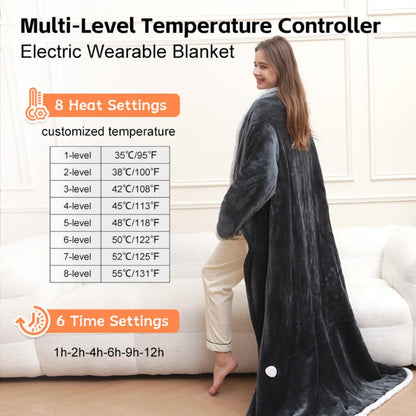 Wearable Electric Blanket with Foot Pocket