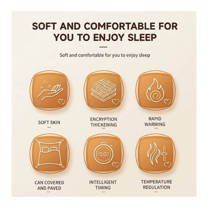 Wearable Electric Blanket with Foot Pocket