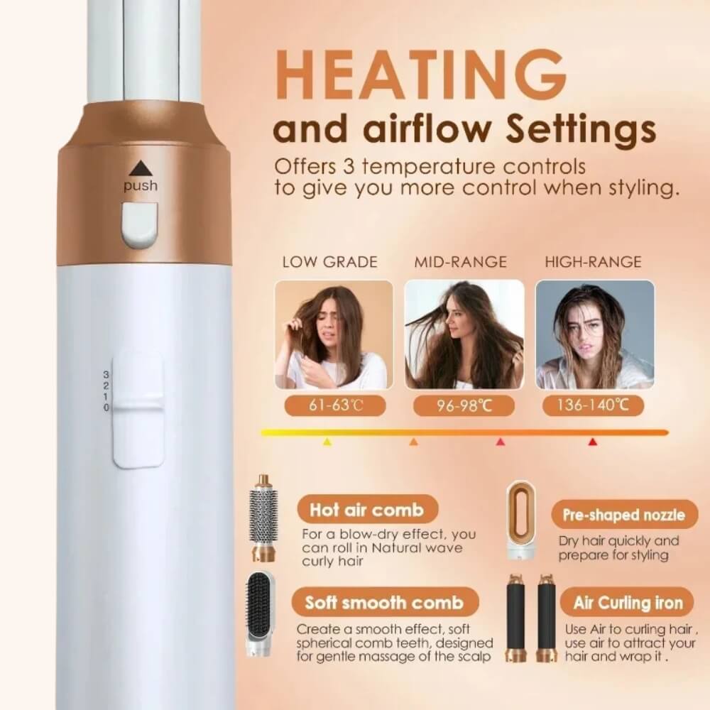 5-in-1 Multi Hair Styler