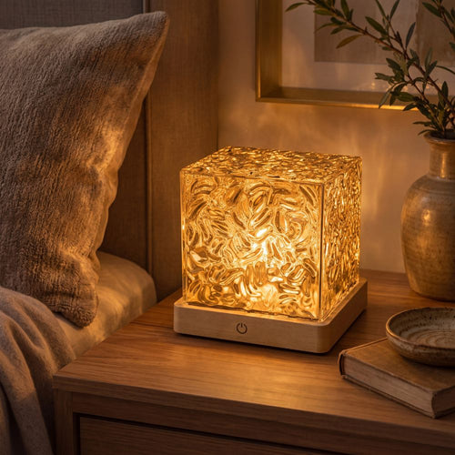 Aurora Water Wave Cube Lamp