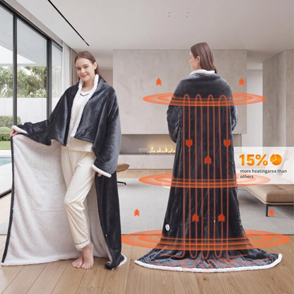 Wearable Electric Blanket with Foot Pocket