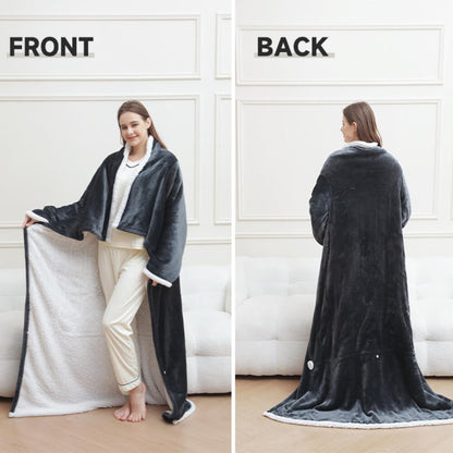 Wearable Electric Blanket with Foot Pocket