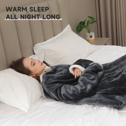 Wearable Electric Blanket with Foot Pocket